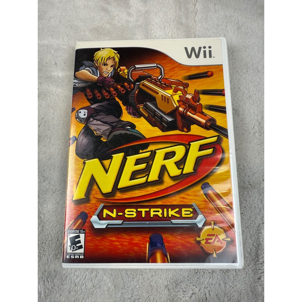 Nintendo Wii Game Lot Nerf N-Strike and Are You Smarter Than a 5th Grader Bundle